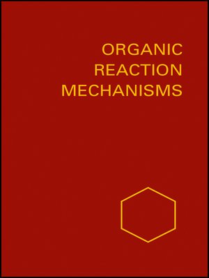 cover image of Organic Reaction Mechanisms, 1994